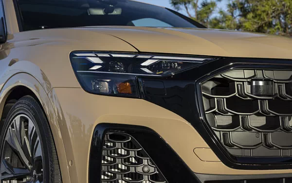   Audi Q8 55 TFSI quattro S line (Sakhir Gold Metallic) US-spec - 2025
