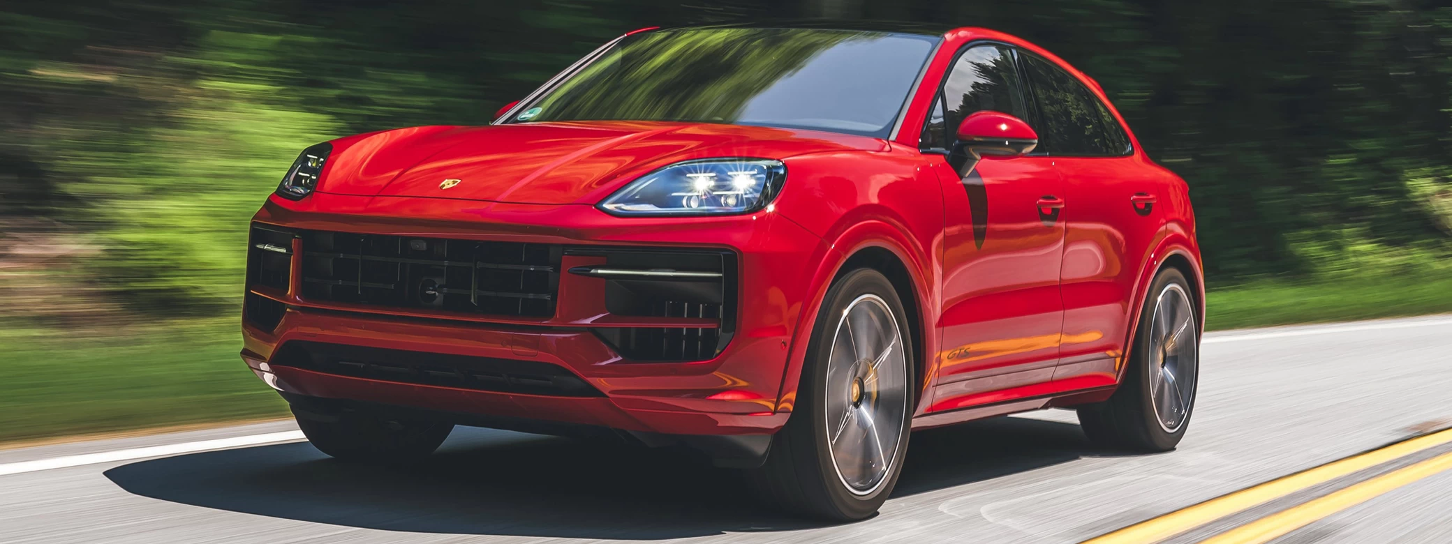   Porsche Cayenne GTS Coupe (Carmine Red) - 2024 - Car wallpapers