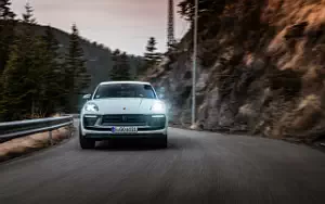 Обои автомобили Porsche Macan T (Pure White) - 2022